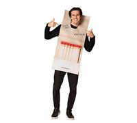 Rasta Imposta Book of Matches Costume Light Flame Fire Matchbooks Friction Match Dress Up Cosplay Party Costumes, Adult One Size