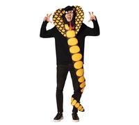 Rasta Imposta Cobra Snake Costume Snake Karate Party Dress Up Cosplay Halloween Costumes, Adult One Size