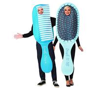Rasta Imposta Comb and Brush Couples Halloween Costume Set, Adult One Size