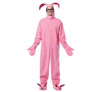 Rasta Imposta GC2900 Christmas Bunny Costume Adult, Cartoon, Pink, One Size