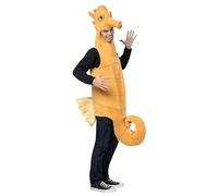 Rasta Imposta GC6704 Seahorse animal Adult Costumes, Brown/Orange, One Size