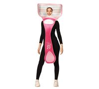 Rasta Imposta Halloween Costumes, Pink Razor Costume, Women and Men, Adult One Size