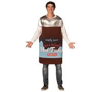 Rasta Imposta Hot Fudge Sauce Jar Halloween Costume, Women and Men, Adult One Size