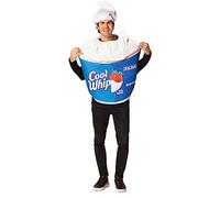 Rasta Imposta Kraft Cool Whip Costume Whipped Cream Food Mens Womens Dress Up Party Cosplay Halloween Costumes, Adult One Size