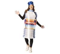Rasta Imposta Plastic Water Bottle Halloween Costume, Women and Men, Adult One Size
