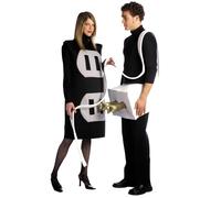 Rasta Imposta Plug And Socket Set Foam Tunic Adult Couple Halloween Costume 7212