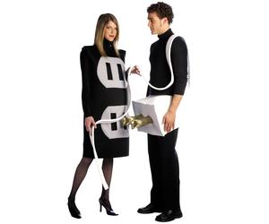 Rasta Imposta Plug And Socket Set Foam Tunic Adult Couple Halloween Costume 7212