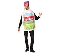 Rasta Imposta Ranch Dressing Bottle Costume Salad Cobb Condiments Food Seasoning Dip Buttermilk Dress Up Cosplay Party Costumes, Adult One Size
