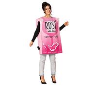 Rasta Imposta Wine Box Halloween Costume Rose All Day Drink Cosplay Dress Up Womens Mens Costumes, Adult One Size