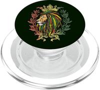 Rasta Lion - Colour Dreadlocks Rastafarian Flag Jamaica PopSockets PopGrip for MagSafe