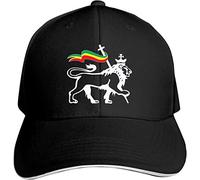 Rasta Lion of Judah Hat Baseball Cap Duck Tongue Cap Outdoor Cap Fashion Black