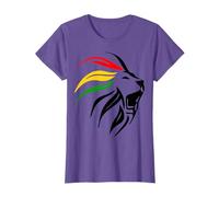 Rasta Lion & Rastafari Colours for Reggae & Jamaica Lovers T-Shirt