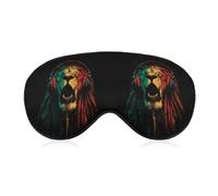 Rasta Lion Sleep Mask Adjustable Eye Shade Cover