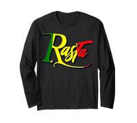 Rasta - Rastafari Roots Jamaican Colors Long Sleeve T-Shirt