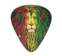 rasta rastafarian reggae earphone lion Bass Celluloid Guitar Plectrums Luxury Guitar Picks Cool Guitar Picks Custom Guitar Picks Fashion Guitar pick