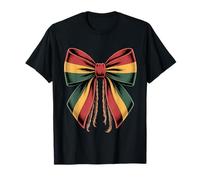 Rasta Reggae Coquette Bow Rastafari Roots Jamaican T-Shirt