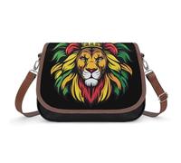 Rasta-Reggae-Lion Crossbody Bags for Women Shoulder Messenger Bag Purse Handbags