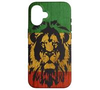 Rasta Reggae Lion Flag Jamaica for Rastafari Lover Case for iPhone 16