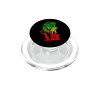 Rasta Reggae Lion Of Judah Reggae Music Headphones PopSockets PopGrip for MagSafe