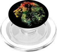 Rasta Reggae Lion Rasta Roots Lion Of Judah Reggae Music PopSockets PopGrip for MagSafe