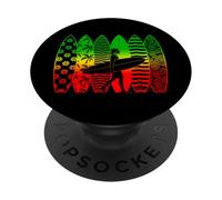 Rasta Reggae Music Jamaica Rastafari Roots Jamaican PopSockets Adhesive PopGrip