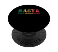 Rasta Reggae Music Jamaican Rastafari Roots Rastafarian PopSockets Adhesive PopGrip