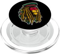 Rasta Reggae Music Lion Of Judah Rastafari Pride Jamaika Jah PopSockets PopGrip for MagSafe