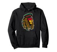 Rasta Reggae Music Lion Of Judah Rastafari Pride Jamaika Jah Pullover Hoodie