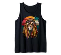 Rasta Reggae Music Lion of Judah Rastafari Pride Jamaika Jah Tank Top