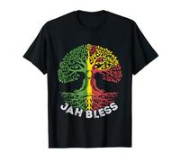 Rasta Reggae Music Rastafari Roots Jamaican Jah Bless Value Graphic T-Shirt