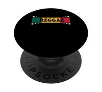 Rasta Reggae Music Rastafarian Roots Jamaican Rastafari PopSockets Adhesive PopGrip