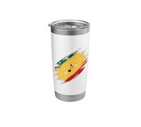 Rasta Reggae Music Rastafarian Roots Jamaican Rastafari Stainless Steel Insulated Tumbler