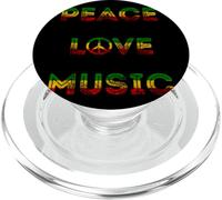 Rasta Reggae Rastafari Roots Love Peace Music Reggae Pride PopSockets PopGrip for MagSafe