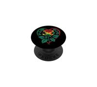 Rasta Reggae Rose Jamaica Music Rastafari Roots Jamaican PopSockets Adhesive PopGrip