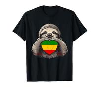 Rasta Reggae Sloth Jamaica Music Rastafari Roots Jamaican T-Shirt