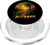 Rasta Reggae Sunset Reggae Music Guitar Rasta Pride Jamaican PopSockets PopGrip for MagSafe