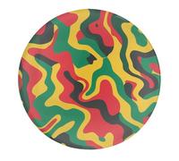 Rastafari Camouflage Cute Fridge Magnets Glass 4cm Refrigerators Stickers Kitchen Decor