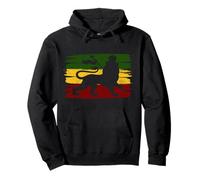 Rastafari Jamaica Reggae Music Rasta Lion Of Judah Pullover Hoodie
