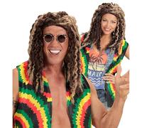Rastafarian - Blonde/Brown Wig for Hair Accessory Fancy Dress