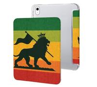 Rastafarian Lion Reggae Music Tablet Case Compatible for IPAD 10代 (10.9in) Protective Cases Cover Stand Covers