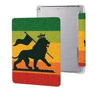 Rastafarian Lion Reggae Music Tablet Case Compatible for IPAD Pro (10.5in) /IPAD Air3(10.5in) Protective Cases Cover Stand Covers