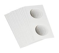 Rastapulz 100PCS Square Cardboard Coin Holders Coin Supplies Coin Album Collection Lighthouse Stamp Coin Holder Cover Case Storage