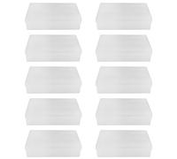 Rastapulz 10Pcs Box Trading Card Case Card Storage Organizer Clear Card Case Plastic Storage Box for Gaming Cards