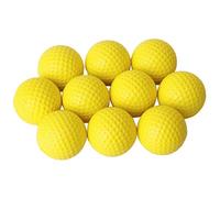 Rastapulz 10pcs Yellow Soft Elastic Indoor Practice PU Golf Ball