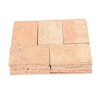 Rastapulz 50Pcs Saxophone Neck Cork Sheet 2Mm Soprano Tenor Alto Saxophone Clarinet Joint Natural Neck Cork Sheet Natural Kit