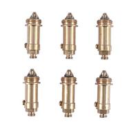 Rastapulz 6 PCS Sink Plug Replacement Basin Bath Waste Click Spring Brass Plug Bolt for Kitchen Sink Bath Tub Drain Stopper