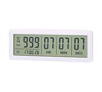 Rastapulz Big Digital Countdown Days Timer Clock - 999 Days Count Down Clock Timer for Graduation Lab Kitchen (White)