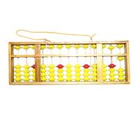Rastapulz Chinese Abacus 13 Column Wood Hanger Big Size Non-Slip Abacus Chinese Soroban Tool In Mathematics Kids Math Education Toy 58Cm