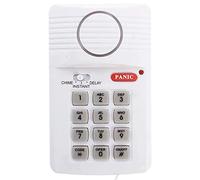 Rastapulz Loud Wireless Door Alarm Security Pin Panic Keypad for Home Office Garage Shed