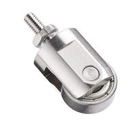 Rastapulz Roller Contact Point for Dial Indicator 10mm Diameter Wheel M2.5 Thread Stainless Steel Roller Measuring Head Easy Install Easy to Use